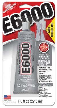 E6000® 1 oz. Industrial strength glue with Precision Tips
